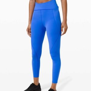 Lululemon Free to Speed High-Rise Tight 25" blue